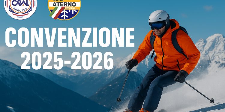 Il CRAL Angelini Abruzzo ha attivato per la stagione invernale 2025–2026 la convenzione con lo Sci Club Aterno di Pescara