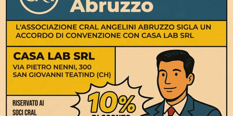 Nuova convenzione CRAL Angelini Abruzzo: 10% di sconto da KARTELL a Pescara